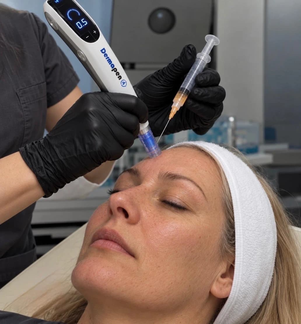 Microneedling mit Eigenblut (PRF) für die Haut Bild