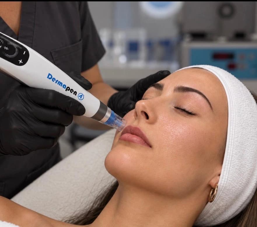 Medizinisches Microneedling Behandlung Bild
